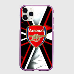 Чехол iPhone 11 Pro матовый Arsenal umbrella corp, цвет: 3D-фиолетовый