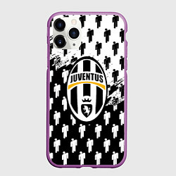Чехол iPhone 11 Pro матовый Ювентус люди краски