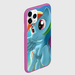 Чехол iPhone 11 Pro матовый My littlle pony, цвет: 3D-фиолетовый — фото 2