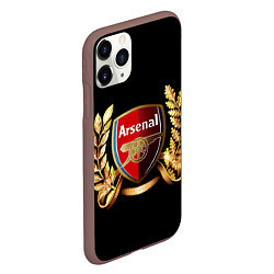 Чехол iPhone 11 Pro матовый Arsenal, цвет: 3D-коричневый — фото 2