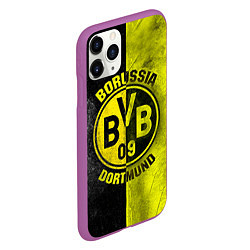 Чехол iPhone 11 Pro матовый Borussia Dortmund, цвет: 3D-фиолетовый — фото 2