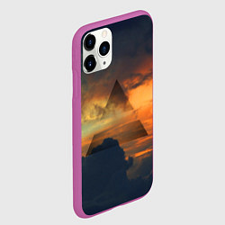 Чехол iPhone 11 Pro матовый 30 seconds to mars, цвет: 3D-фиолетовый — фото 2