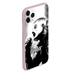 Чехол iPhone 11 Pro матовый Slipknot, цвет: 3D-розовый — фото 2