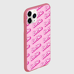 Чехол iPhone 11 Pro матовый Barbie Pattern, цвет: 3D-малиновый — фото 2