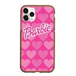 Чехол iPhone 11 Pro матовый Barbie, цвет: 3D-коричневый