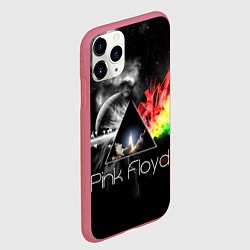 Чехол iPhone 11 Pro матовый Pink Floyd, цвет: 3D-малиновый — фото 2
