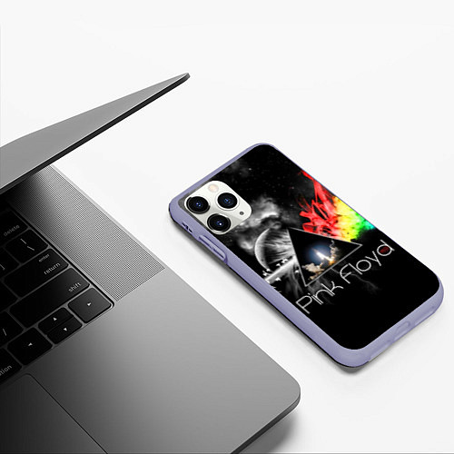 Чехол iPhone 11 Pro матовый Pink Floyd / 3D-Светло-сиреневый – фото 3