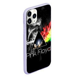 Чехол iPhone 11 Pro матовый Pink Floyd, цвет: 3D-светло-сиреневый — фото 2