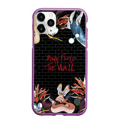 Чехол iPhone 11 Pro матовый Pink Floyd: The Wall, цвет: 3D-фиолетовый