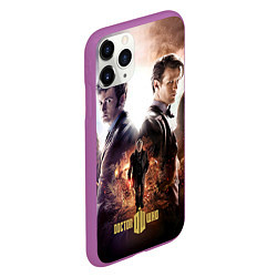 Чехол iPhone 11 Pro матовый Doctor Who: Heritage, цвет: 3D-фиолетовый — фото 2