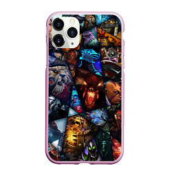 Чехол iPhone 11 Pro матовый Dota 2: All Pick, цвет: 3D-розовый