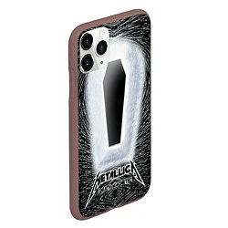 Чехол iPhone 11 Pro матовый Metallica: Death Magnetic, цвет: 3D-коричневый — фото 2