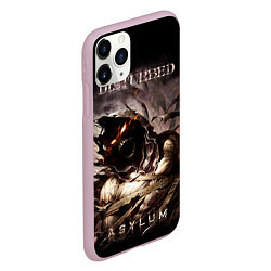 Чехол iPhone 11 Pro матовый Disturbed, цвет: 3D-розовый — фото 2