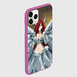 Чехол iPhone 11 Pro матовый Fairy tail, цвет: 3D-фиолетовый — фото 2