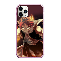 Чехол iPhone 11 Pro матовый Fairy tail, цвет: 3D-розовый