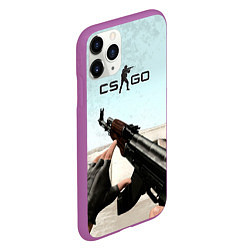 Чехол iPhone 11 Pro матовый Counter-Strike: De Dust, цвет: 3D-фиолетовый — фото 2