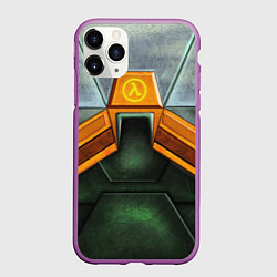 Чехол iPhone 11 Pro матовый Gordon Freeman: Costume, цвет: 3D-фиолетовый