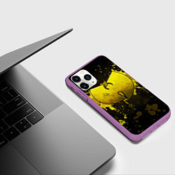 Чехол iPhone 11 Pro матовый Wu-Tang Clan: Yellow, цвет: 3D-фиолетовый — фото 2
