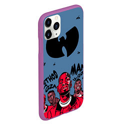 Чехол iPhone 11 Pro матовый Wu-Tang Clan: Method Man, цвет: 3D-фиолетовый — фото 2