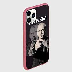 Чехол iPhone 11 Pro матовый Eminem: You, цвет: 3D-малиновый — фото 2