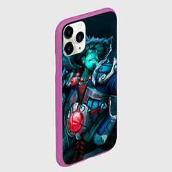 Чехол iPhone 11 Pro матовый Storm Spirit, цвет: 3D-фиолетовый — фото 2