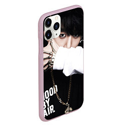 Чехол iPhone 11 Pro матовый BTS: Hood by air, цвет: 3D-розовый — фото 2