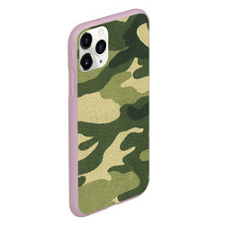 Чехол iPhone 11 Pro матовый Хаки, цвет: 3D-розовый — фото 2