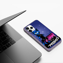 Чехол iPhone 11 Pro матовый The Prodigy: Night Fox цвета 3D-серый — фото 2