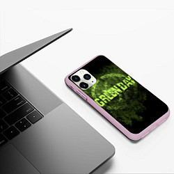 Чехол iPhone 11 Pro матовый Green Day: Acid Voltage, цвет: 3D-розовый — фото 2