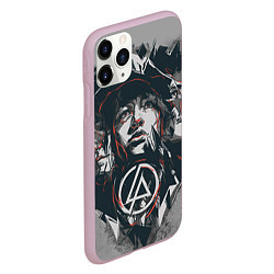 Чехол iPhone 11 Pro матовый Linkin Park: My Style, цвет: 3D-розовый — фото 2