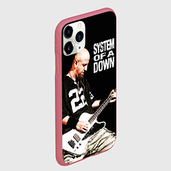 Чехол iPhone 11 Pro матовый System of a Down, цвет: 3D-малиновый — фото 2