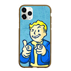 Чехол iPhone 11 Pro матовый Fallout: It's okey, цвет: 3D-коричневый