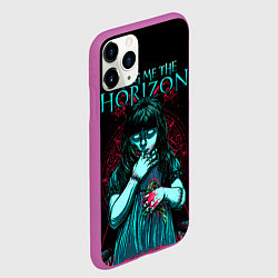 Чехол iPhone 11 Pro матовый BMTH: Zombie Girl, цвет: 3D-фиолетовый — фото 2