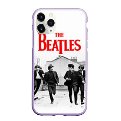Чехол iPhone 11 Pro матовый The Beatles: Break, цвет: 3D-светло-сиреневый