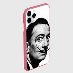Чехол iPhone 11 Pro матовый Сальвадор Дали, цвет: 3D-малиновый — фото 2