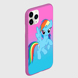 Чехол iPhone 11 Pro матовый My Little Pony, цвет: 3D-фиолетовый — фото 2