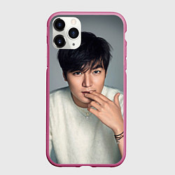 Чехол iPhone 11 Pro матовый Lee Min Ho, цвет: 3D-малиновый