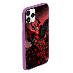 Чехол iPhone 11 Pro матовый Shadow Fiend, цвет: 3D-фиолетовый — фото 2