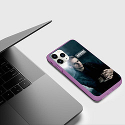 Чехол iPhone 11 Pro матовый Armin Van Buuren, цвет: 3D-фиолетовый — фото 2
