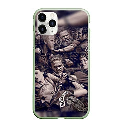 Чехол iPhone 11 Pro матовый Sons Of Anarchy, цвет: 3D-салатовый