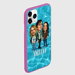Чехол iPhone 11 Pro матовый Nirvana: Water, цвет: 3D-фиолетовый — фото 2