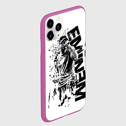 Чехол iPhone 11 Pro матовый Eminem Rap, цвет: 3D-фиолетовый — фото 2