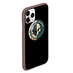 Чехол iPhone 11 Pro матовый Adeptus Mechanicus, цвет: 3D-коричневый — фото 2