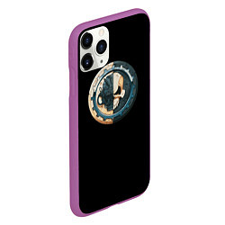 Чехол iPhone 11 Pro матовый Adeptus Mechanicus, цвет: 3D-фиолетовый — фото 2