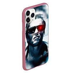 Чехол iPhone 11 Pro матовый T-800, цвет: 3D-малиновый — фото 2