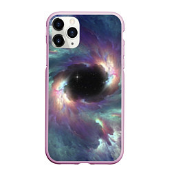 Чехол iPhone 11 Pro матовый Star light space, цвет: 3D-розовый