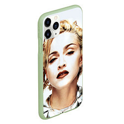 Чехол iPhone 11 Pro матовый Мадонна, цвет: 3D-салатовый — фото 2