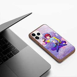 Чехол iPhone 11 Pro матовый No Game No Life, цвет: 3D-коричневый — фото 2