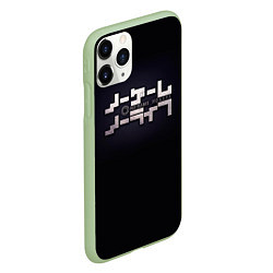 Чехол iPhone 11 Pro матовый No Game No Life лого, цвет: 3D-салатовый — фото 2