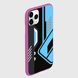 Чехол iPhone 11 Pro матовый CS:GO Vulcan, цвет: 3D-фиолетовый — фото 2